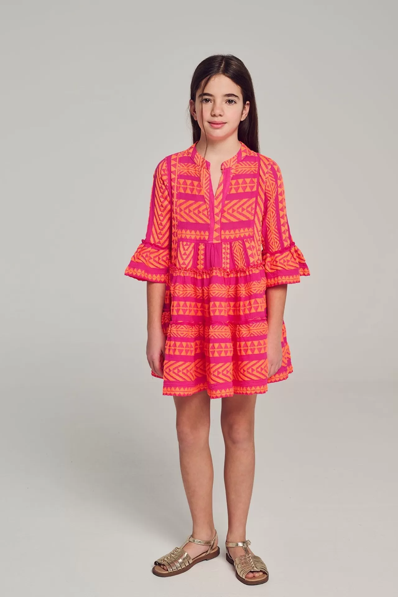 Shop Devotion TWINS Ella Mini-N.Orange/Fushia