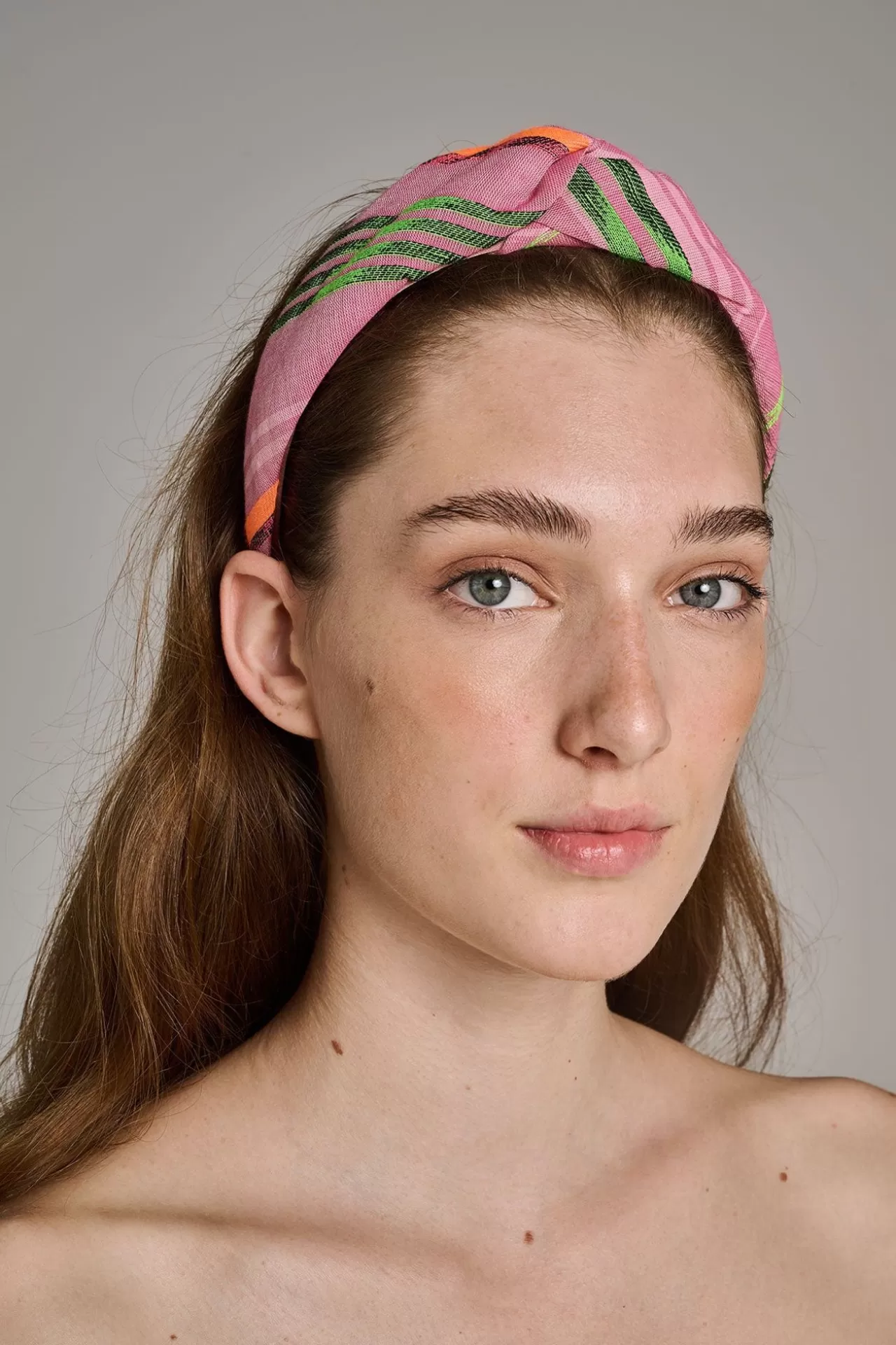 Sale Devotion TWINS Twist Hairband-Pink/Orange